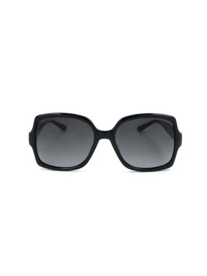 Jimmy Choo Damskie okulary przeciwsłoneczne w kolorze czarno-granatowym rozmiar: 55