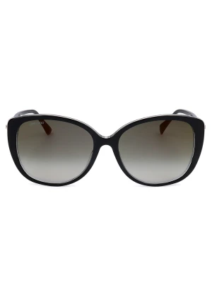 Jimmy Choo Damskie okulary przeciwsłoneczne w kolorze czarno-szarym rozmiar: 57