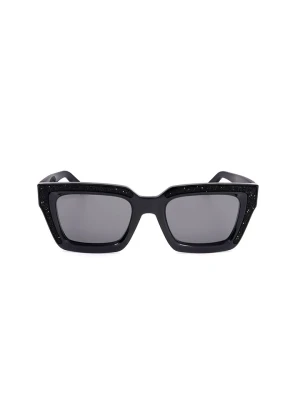 Jimmy Choo Damskie okulary przeciwsłoneczne w kolorze czarnym rozmiar: 51