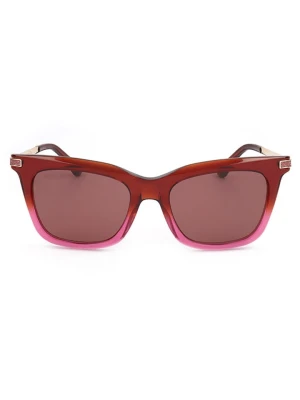 Jimmy Choo Damskie okulary przeciwsłoneczne w kolorze czerwonym rozmiar: 52