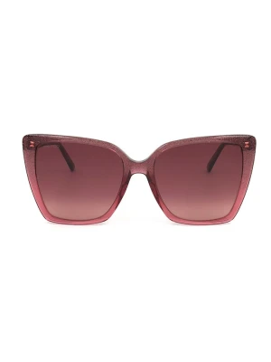 Jimmy Choo Damskie okulary przeciwsłoneczne w kolorze czerwonym rozmiar: 56