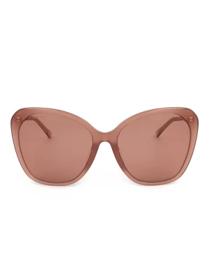 Jimmy Choo Damskie okulary przeciwsłoneczne w kolorze jasnobrązowym rozmiar: 59