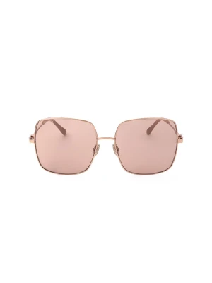Jimmy Choo Damskie okulary przeciwsłoneczne w kolorze jasnoróżowym rozmiar: 58