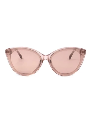 Jimmy Choo Damskie okulary przeciwsłoneczne w kolorze jasnoróżowym rozmiar: 64
