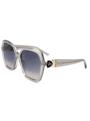 Jimmy Choo Damskie okulary przeciwsłoneczne w kolorze szaro-niebieskim rozmiar: 57