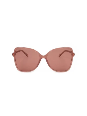 Jimmy Choo Damskie okulary przeciwsłoneczne w kolorze szaroróżowym rozmiar: 59