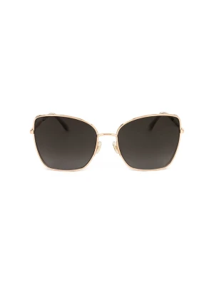 Jimmy Choo Damskie okulary przeciwsłoneczne w kolorze złoto-czarnym rozmiar: 59