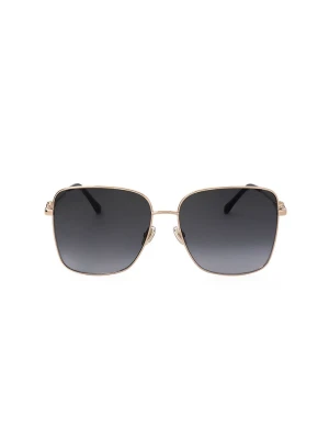 Jimmy Choo Damskie okulary przeciwsłoneczne w kolorze złoto-czarnym rozmiar: 59