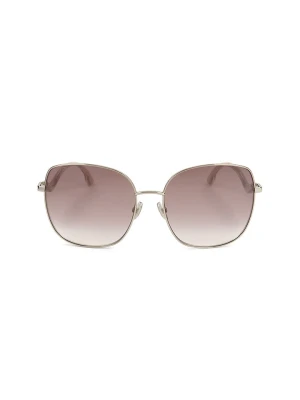 Jimmy Choo Damskie okulary przeciwsłoneczne w kolorze złoto-jasnoróżowym rozmiar: 60