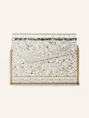 Jimmy Choo Kopertówka Candy silber