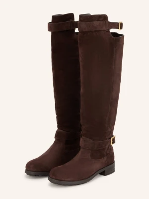 Jimmy Choo Kozaki Biker Kb braun CIEMNOBRĄZOWY