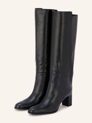 Jimmy Choo Kozaki Caly 65 schwarz CZARNY