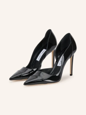 Jimmy Choo Lakierowane Czółenka Brigitte 100 schwarz CZARNY