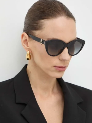 Jimmy Choo okulary przeciwsłoneczne czarny