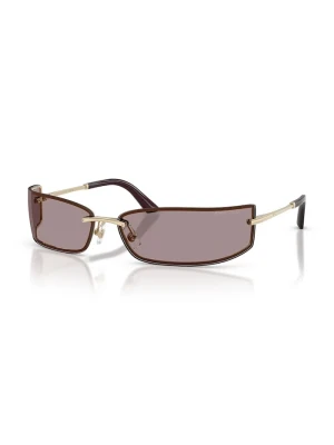 Jimmy Choo okulary przeciwsłoneczne damskie brązowy