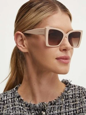 Zdjęcie produktu Jimmy Choo okulary przeciwsłoneczne damskie kolor beżowy 0JC5001B