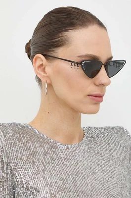 Jimmy Choo okulary przeciwsłoneczne damskie kolor czarny 0JC4001B