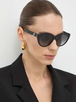 Jimmy Choo okulary przeciwsłoneczne damskie kolor czarny 0JC5007