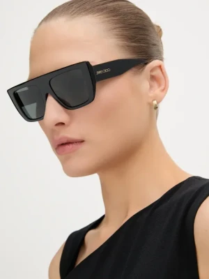 Jimmy Choo okulary przeciwsłoneczne damskie kolor czarny 0JC5026U