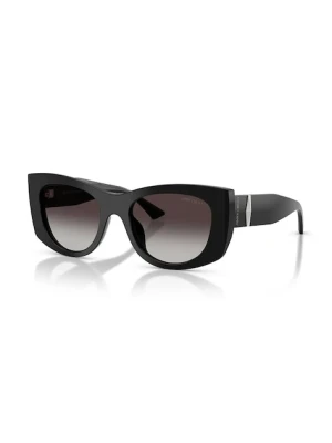 Jimmy Choo okulary przeciwsłoneczne kocie oczy damskie czarny