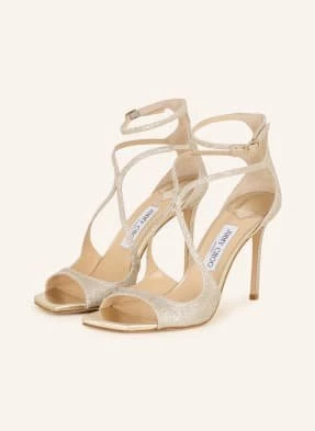 Jimmy Choo Sandały Na Obcasie Azia 95 silber