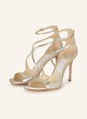 Jimmy Choo Sandały Na Obcasie Azia 95 silber