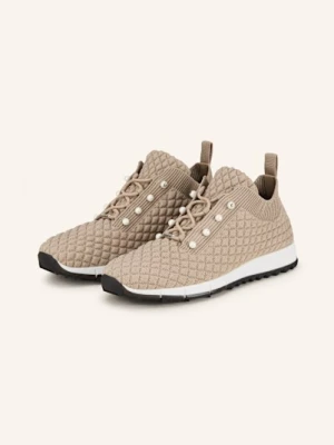 Jimmy Choo Sneakersy Veles Z Ozdobnymi Perełkami grau