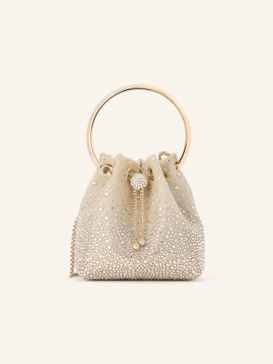 Jimmy Choo Torebka Bon Bon Z Kamieniami Ozdobnymi gold