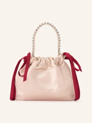 Jimmy Choo Torebka Drawstring Mini Z Kamieniami Ozdobnymi rot