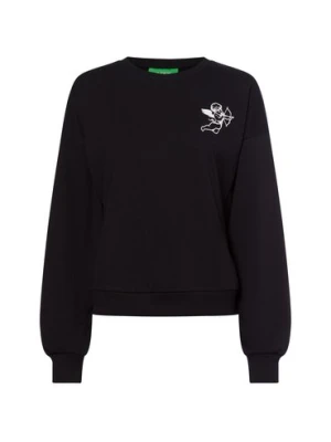 JJXX Bluza damska - JXValentine Kobiety Bawełna czarny|biały jednolity,