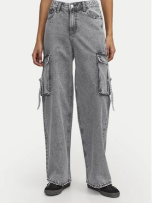 JJXX Jeansy Tokyo 12267831 Szary Wide Leg