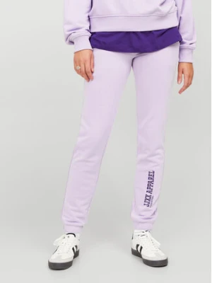JJXX Spodnie dresowe Riley 12250114 Fioletowy Slim Fit