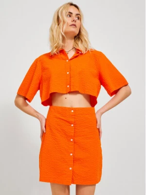 JJXX Sukienka koszulowa 12226608 Pomarańczowy Regular Fit