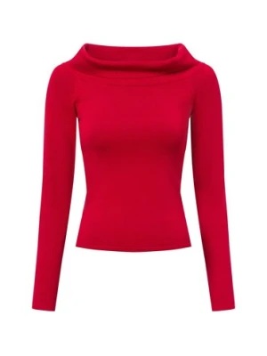 JJXX Sweter damski - JXRemi Kobiety wiskoza czerwony jednolity,