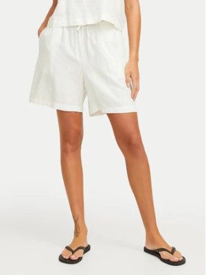 JJXX Szorty materiałowe Breeze 12269727 Biały Relaxed Fit