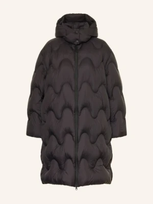 Jnby Puchowy Płaszcz Z Odpinanym Kapturem schwarz