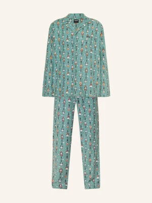 Jockey Piżama Everyday Z Flaneli gruen