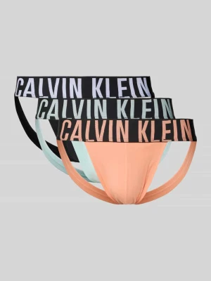 Jockstrapy z elastycznym pasem z logo w zestawie 3 szt. Calvin Klein Underwear