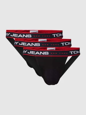 Jockstrapy z elastycznym paskiem z logo model ‘NEW YORK’ w zestawie 3 szt. Tommy Jeans