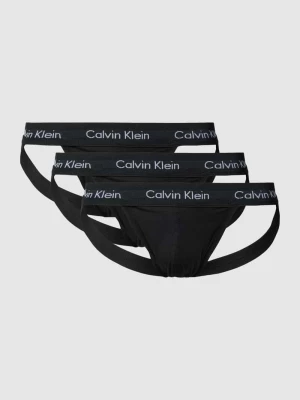 Jockstrapy z elastycznym paskiem z logo w zestawie 3 szt. Calvin Klein Underwear