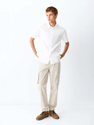 Joggersy cargo lodowy szary - Teen - MANGO TEEN