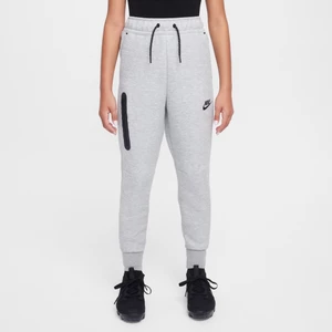 Joggery dla dużych dzieci (dziewcząt) Nike Sportswear Tech Fleece - Szary