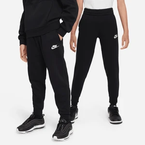 Joggery dla dużych dzieci Nike Club Fleece - Czerń
