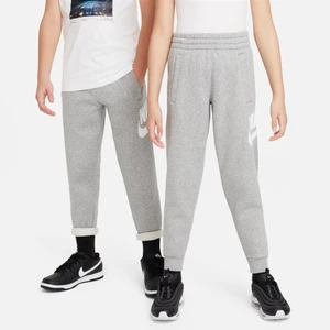 Joggery dla dużych dzieci Nike Club Fleece - Szary