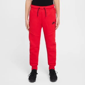 Joggery dla dużych dzieci Nike Sportswear Tech Fleece - Czerwony