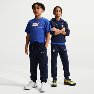 Joggery do piłki nożnej dla dużych dzieci (chłopców) Nike FFF Club - Niebieski