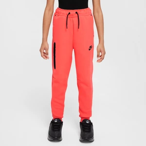 Joggery dziewczęce Nike Tech Fleece - Pomarańczowy