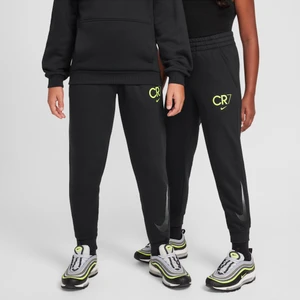 Joggery piłkarski dla dużych dzieci CR7 Club Fleece - Czerń Nike