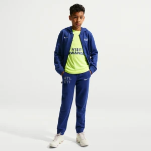 Joggery piłkarskie dla dużych dzieci (chłopców) Nike Atlético Madryt Club - Niebieski