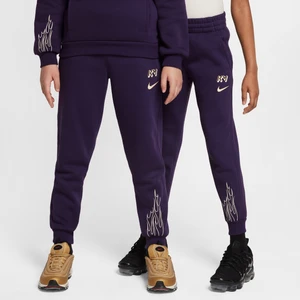 Joggery piłkarskie dla dużych dzieci Kylian Mbappé Club Fleece - Fiolet Nike